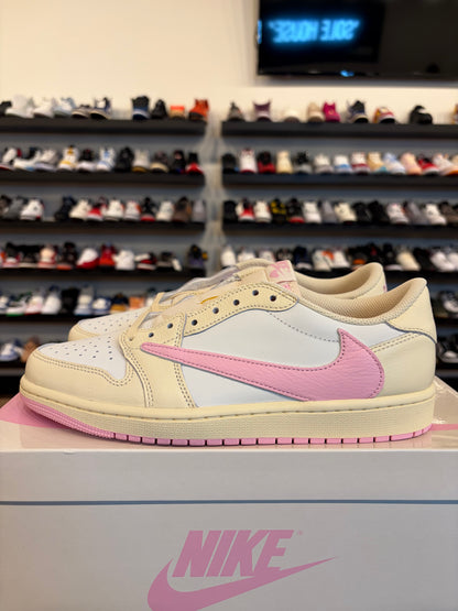 Jordan 1 Low Travis Scott Shy Pink Size 9.5 Brand New
