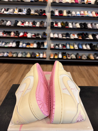 Jordan 1 Low Travis Scott Shy Pink Size 9.5 Brand New