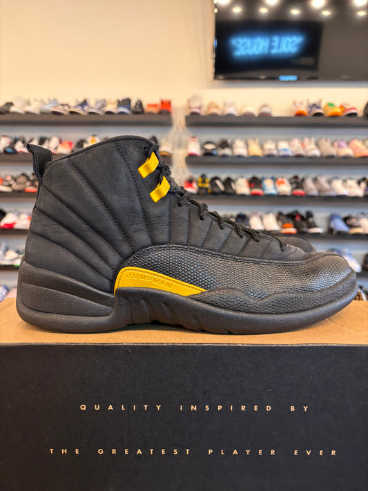 Jordan 12 Black University Gold Size 11 Pre-Owned