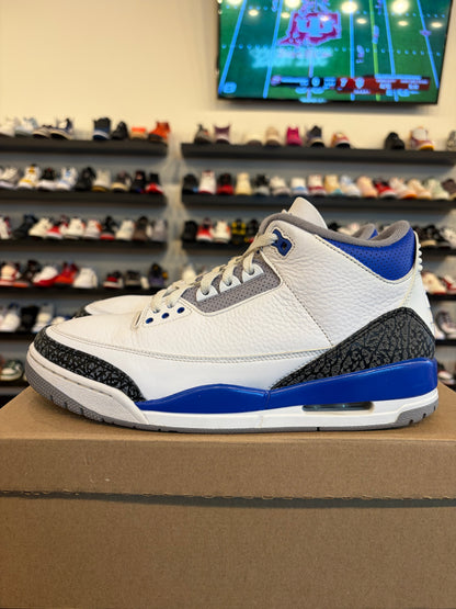 Jordan 3 Racer Blue Size 11 Pre-Owned (No Box)