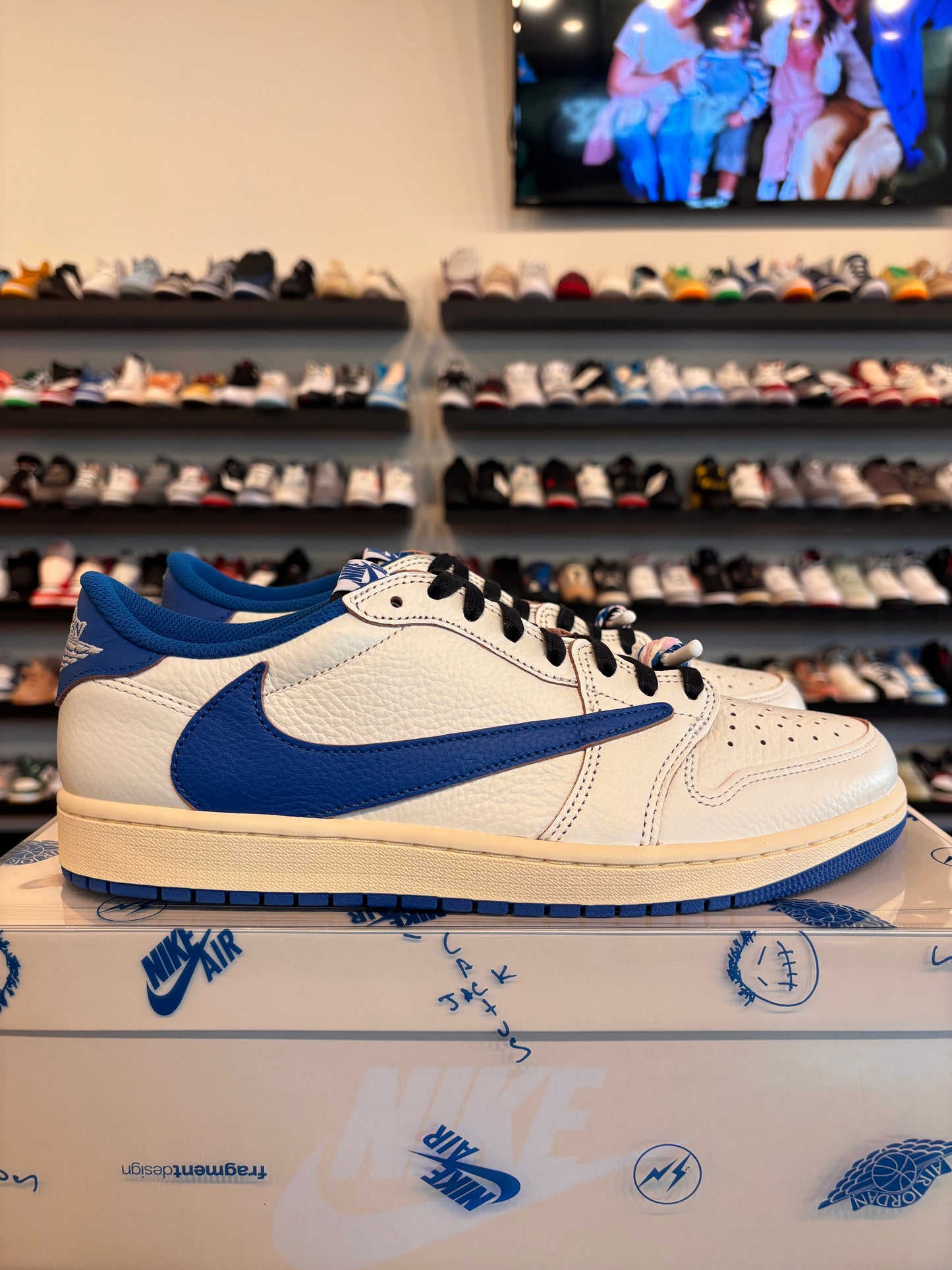 Jordan 1 Low Travis Scott Fragment 2.0 Size 11.5 Brand New