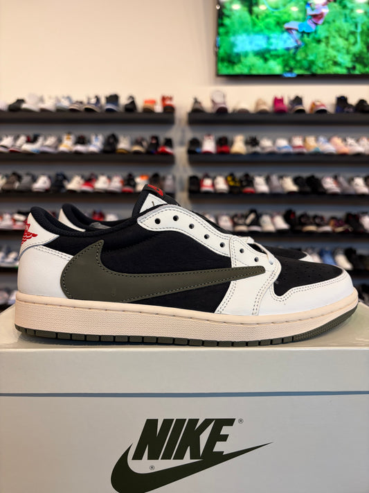 Jordan 1 Low Travis Scott Olive Size 9.5 (11W) Brand New