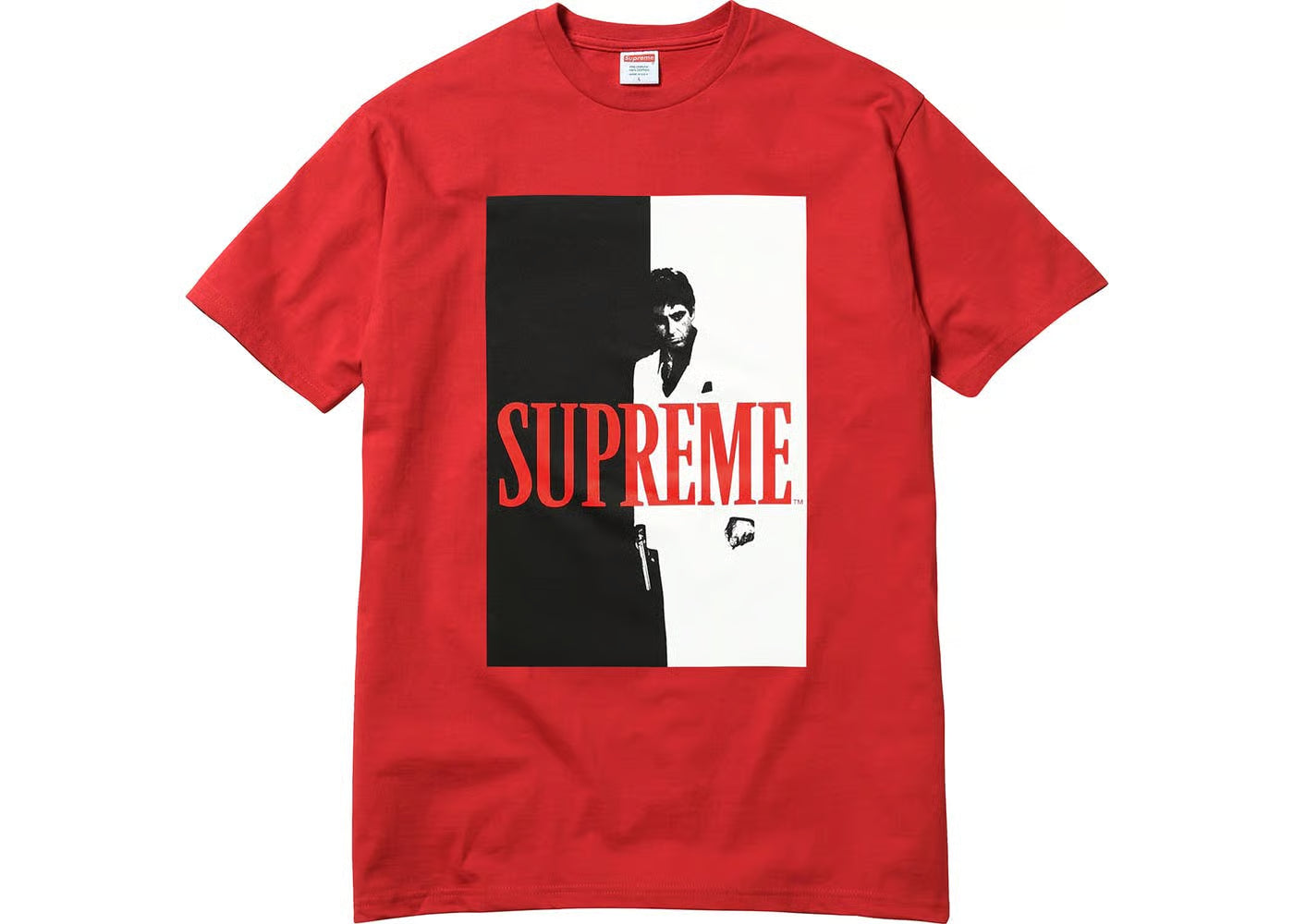 Supreme Scarface Split Tee Red Size XL Brand New