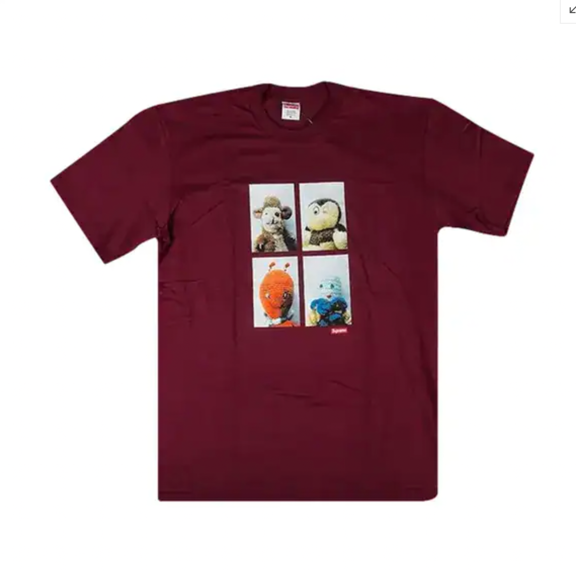 Supreme Mike Kelley Tee Maroon Size XL Brand New