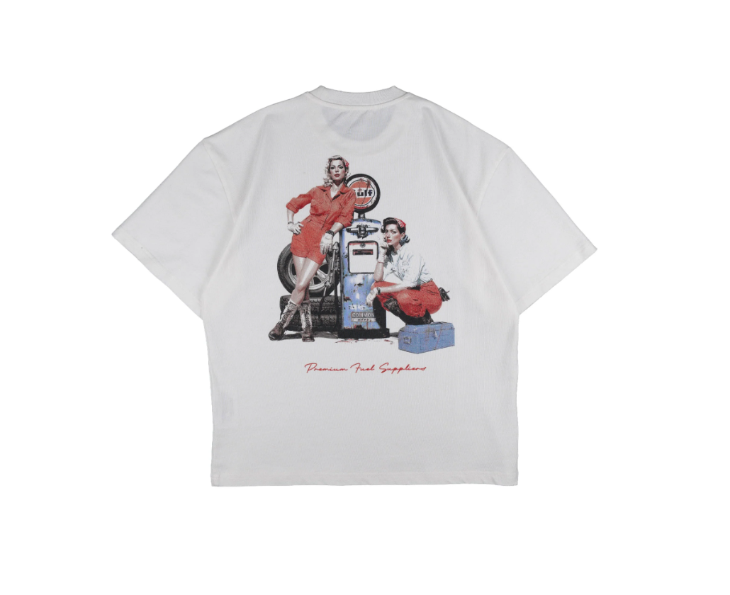 Common Hype x Gulf Oil Pit Stop Tee Size XL