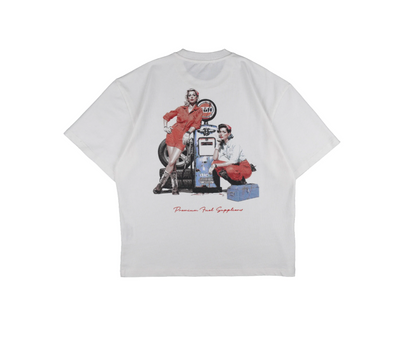 Common Hype x Gulf Oil Pit Stop Tee Size XL