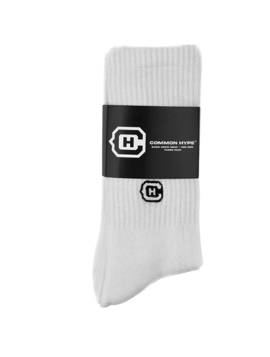 Common Hype Shield Sock White (3-Pack)