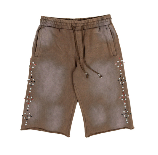 Commons Red Rivet Sweatshort Vintage Brown Size XL