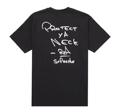 Supreme Wu-Tang Clan RZA Tee Black Size XL Brand New