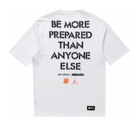 Jordan Undefeated Tee White Camo Size XXL Brand New
