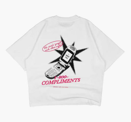 Compliments Won't Forget each Other White Vintage Shirt Size Medium Brand New